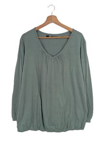 bpc Bonprix Collection Koszulka z długim rękawem Damski, Rozmiar 48, niebieski, Bawełna