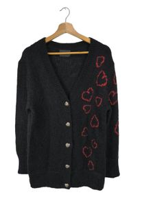 THE KOOPLES Kardigan Damski, Rozmiar 36, czarny