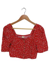 Urban Outfitters Camicia cropped Donna, Taglia 38, rosso