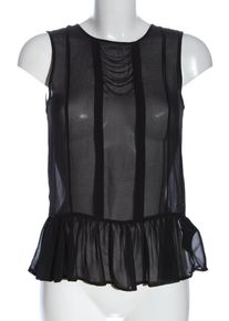 Pepe Jeans Blusa senza maniche Donna, Taglia 34, nero, Poliestere