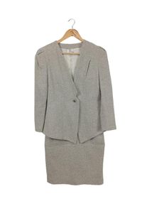 Madeleine Mode Madeleine Ladies’ Suit Women, Size 38, light grey
