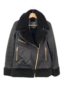 workwear couture Chaqueta de piel sintética Mujeres, Talla 36, negro, Poliéster