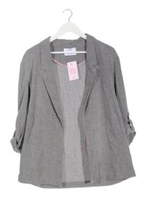 Bershka Długa marynarka Damski, Rozmiar 38, jasnoszary