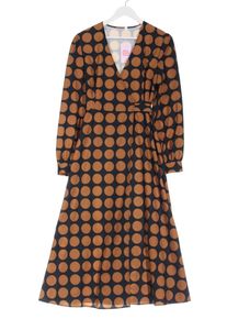 Shein Kopertowa sukienka Damski, Rozmiar 40, czarny