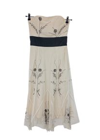 Coast Vestito vokuhila Donna, Taglia 36, crema, Poliestere