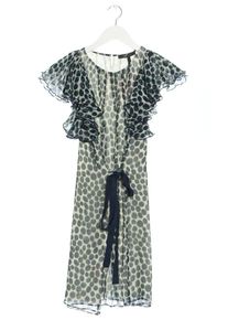 BCBG Max Azria BCBG Maxazria Sukienka z krótkim rękawem Damski, Rozmiar 32, w kolorze białej wełny, Jedwab