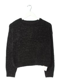 Sinsay Sweter z okrągłym dekoltem Damski, Rozmiar 36, czarny, Poliester