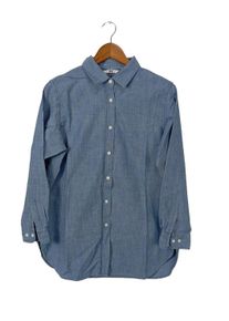 Uniqlo Jeansowa koszula Damski, Rozmiar 34, niebieski, Bawełna
