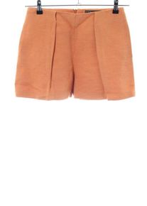 Zara Basic Szorty z wysokim stanem Damski, Rozmiar 36, ciemny pomarańcz