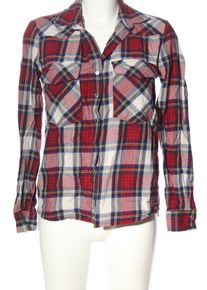 Zara Camicia da boscaiolo Donna, Taglia 36, rosso, Cotone