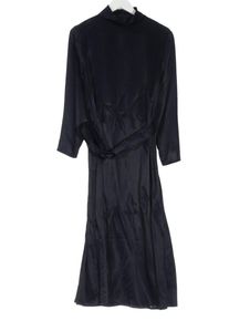 Hallhuber Donna Abito blusa camicia Donna, Taglia 36, blu scuro