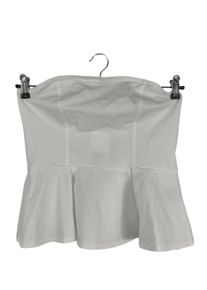 H&M H&M Top z odkrytymi plecami Damski, Rozmiar 38, biały, Poliester