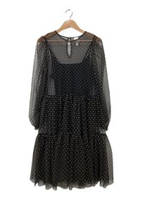 H&M H&M Sukienka z falbanami Damski, Rozmiar 36, czarny, Poliester