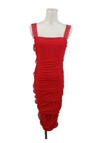 Flounce London Evening Dress Women, Size 36, red