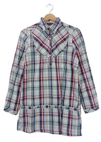 Country Romantic Blusa a tunica Donna, Taglia 36, blu, Cotone