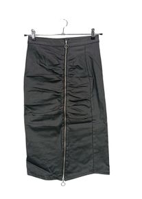 Zara Spódnica midi Damski, Rozmiar 36, czarny