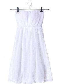 Urban Classics Abito in pizzo Donna, Taglia 36, bianco