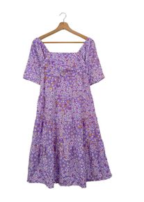 Influence Summer Dress Women, Size 32, lilac, polyester