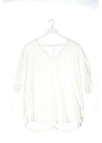 Shein Blusa taglie forti Donna, Taglia 40, bianco