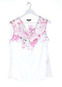 More & More More & More Maglia con scollo a cappuccio Donna, Taglia 38, bianco, Viscosa