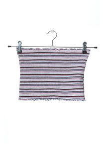 Hollister Top z dekoltem typu bandeau Damski, Rozmiar 36, niebieski
