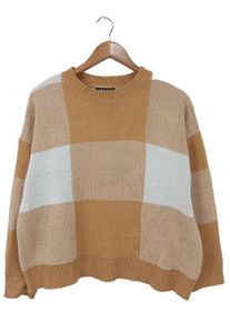Shein Sweter oversize Damski, Rozmiar 36, brązowy, Poliester