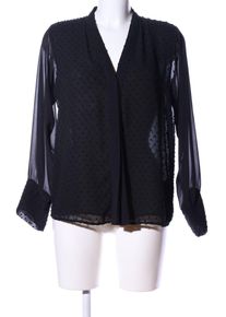 Zara Basic Transparentna bluzka Damski, Rozmiar 40, czarny, Poliester