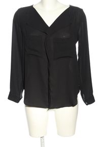 Zara Basic Bluzka oversize Damski, Rozmiar 34, czarny
