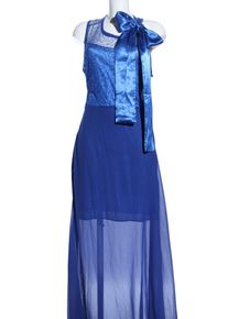 Vicabo Evening Dress Women, Size 40, blue