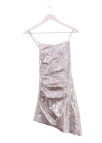 NA-KD Evening Dress Women, Size 32, silver-colored