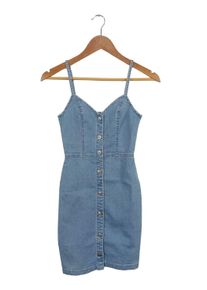 H&M H&M Jeansowa sukienka Damski, Rozmiar 32, niebieski