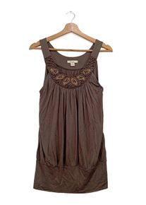 xxi Maglia con scollo a cappuccio Donna, Taglia 36, marrone, Viscosa