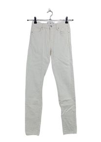 MNG Jeans a vita alta Donna, Taglia 34, bianco