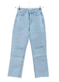 Zara Spodnie typu boyfriend Damski, Rozmiar 34, niebieski, Bawełna