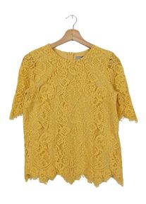 Hallhuber Donna Blusa in merletto Donna, Taglia 34, arancione chiaro
