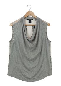 Maison Scotch Maglia con scollo a cappuccio Donna, Taglia 42, grigio chiaro