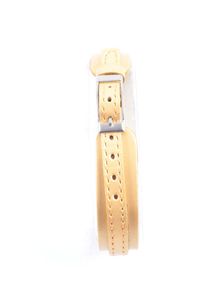 Viveka Bergstörm Leather Bracelet Women, One Size, gold-colored