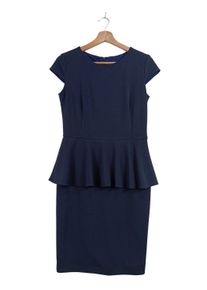 PARADI Vestito peplo Donna, Taglia 36, blu