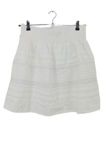 Ralph Lauren Rozkloszowana spódnica Damski, Rozmiar 38, biały, Bawełna