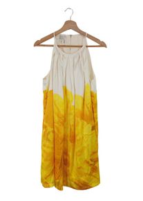 Mango Suit Sukienka z dekoltem typu halter Damski, Rozmiar 42, jasny pomarańczowy, Poliester