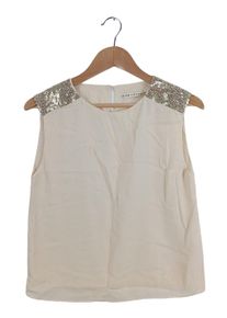 Alice + Olivia Sleeveless Blouse Women, Size 34, natural white
