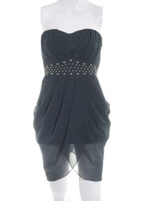 Vila Evening Dress Women, Size 34, dark green, polyester
