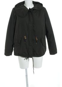 Zara Basic Kurtka z kapturem Damski, Rozmiar 38, ciemnozielony