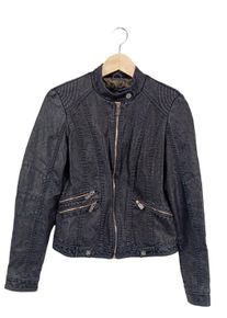 Cars Jeans Kurtka z imitacji skóry Damski, Rozmiar 36, jasnoszary, Poliuretan