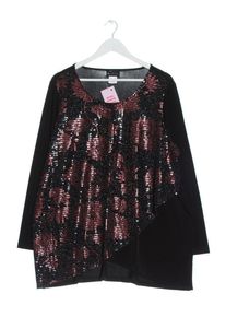 m. collection Połyskująca bluzka Damski, Rozmiar 48, czarny