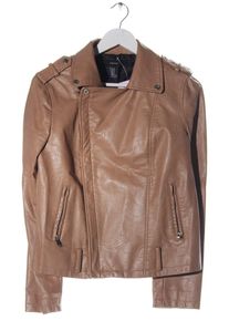 Forever 21 Kurtka z imitacji skóry Damski, Rozmiar 38, brązowy