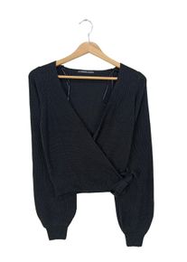 Threadbare. Threadbare Kardigan Damski, Rozmiar 34, czarny, Poliakryl