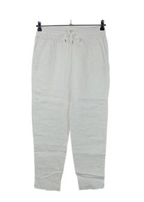 H&M L.O.G.G. Lniane spodnie Damski, Rozmiar 38, biały, Len