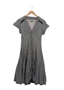 Eucalyptus Summer Dress Women, Size 40, light grey, cotton