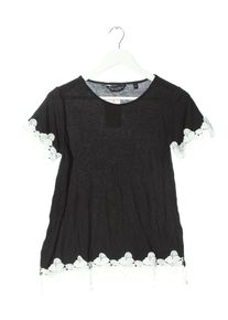 Dorothy Perkins Bluzka z krótkim rękawem Damski, Rozmiar 38, czarny